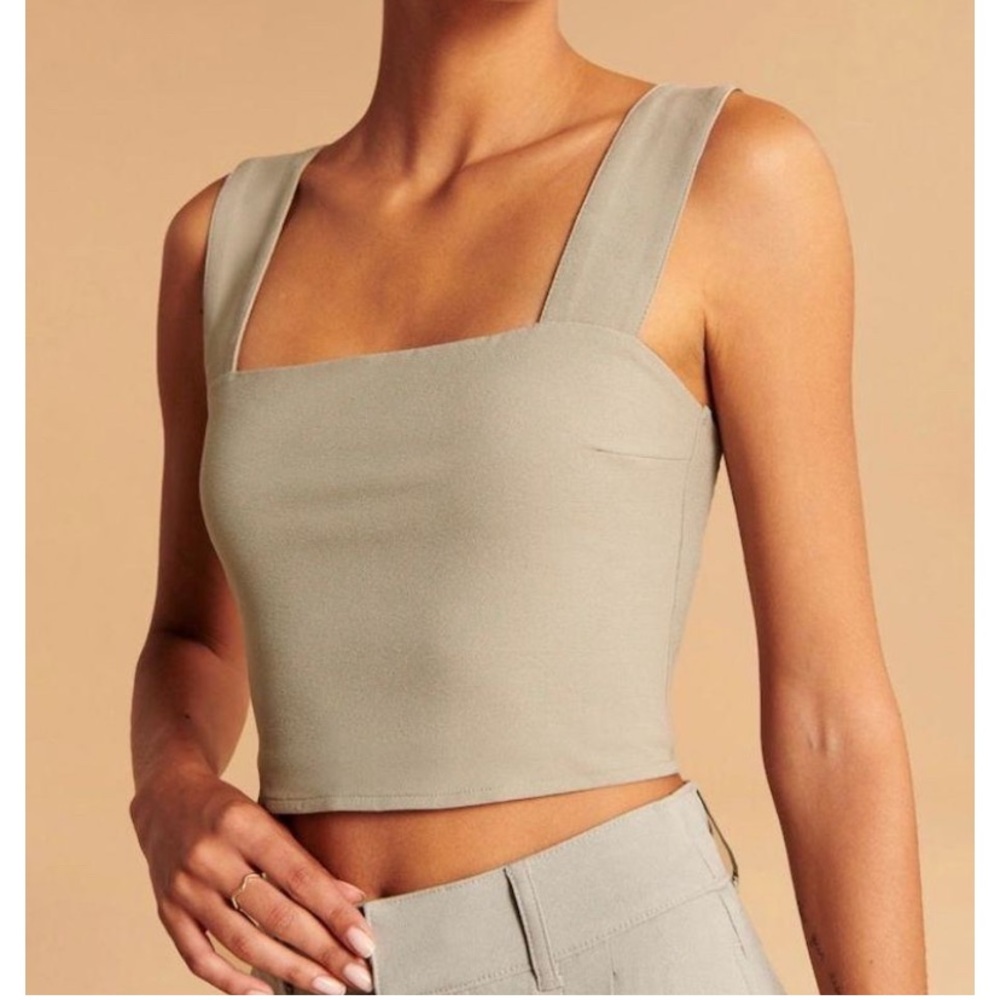 A&F matching tank and midi skirt set